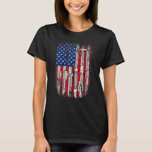 Labor Party Day with patriotic people on Labor Day T-Shirt