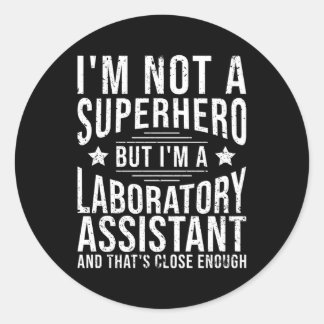 Laboratory Assistant Lab Assistant Classic Round Sticker