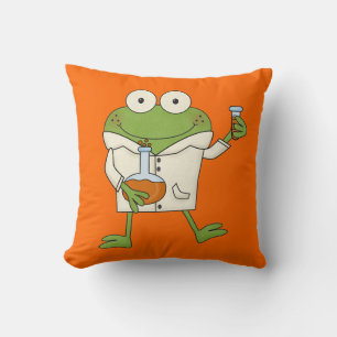 Laboratory Frog Cushion