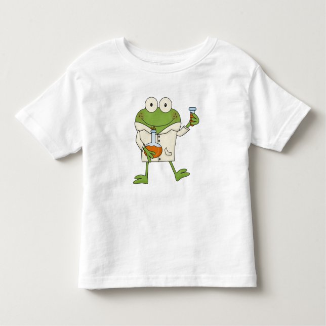 Laboratory Frog Toddler T-Shirt (Front)