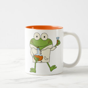 Laboratory Frog Two-Tone Coffee Mug