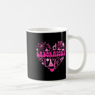Laboratory Heart Valentine Lab Technologist Scienc Coffee Mug