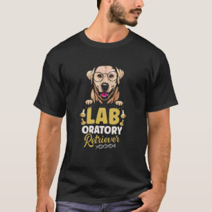 Laboratory Retriever Science Biology Teacher Dog T-Shirt