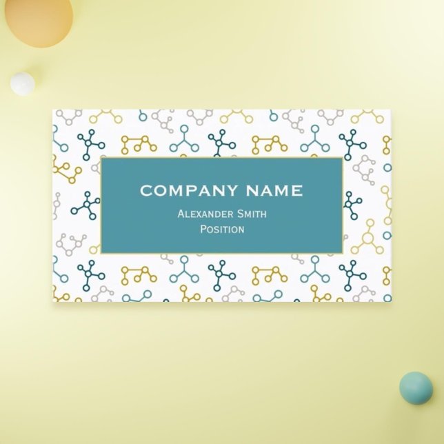 Laboratory Science Company Staff Business Card (Scientific business card)