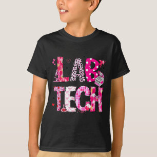 Laboratory Tech Valentines Day Medical Lab Tech La T-Shirt