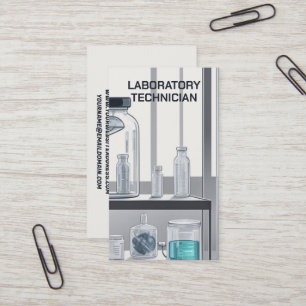 Laboratory Technician Business Card