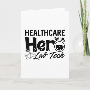 Laboratory Technician Healthcare Hero Lab Tech Card
