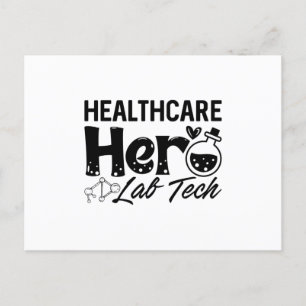 Laboratory Technician Healthcare Hero Lab Tech Postcard