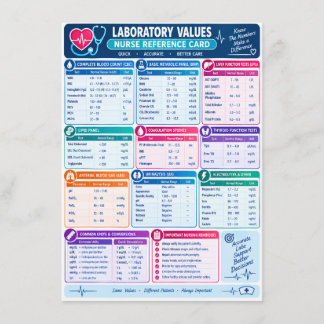 Laboratory Values Nurse Reference , Nurse Menu