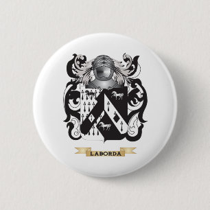 Laborda Coat of Arms (Family Crest) 6 Cm Round Badge