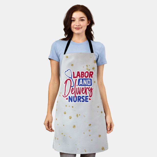 Labour and Delivery Nurse Apron (Worn)