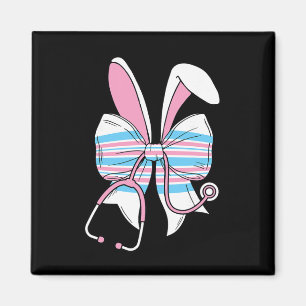 Labour And Delivery Nurse Easter Bunny Ears Baby B Magnet