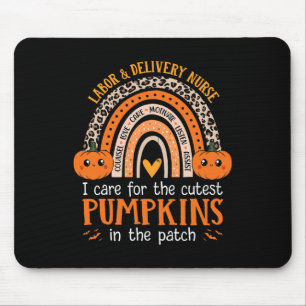 Labour and Delivery Nurse Halloween LandD Nurse Cu Mouse Pad