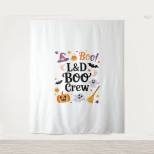 Labour and Delivery Nurse Halloween Pumpkin Ghost  Tapestry