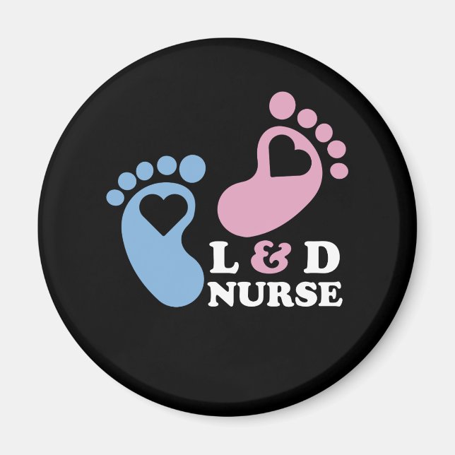 Labour and Delivery Nurse Magnet (Front)