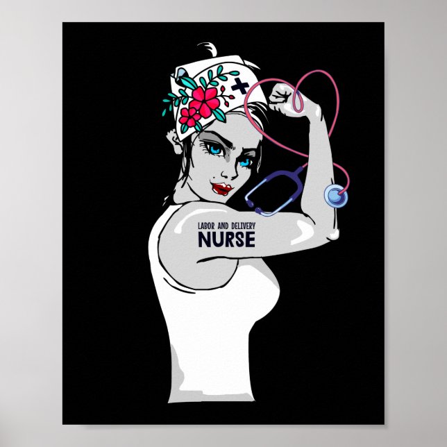 Labour And Delivery Nurse Nursing School Nurses Da Poster (Front)