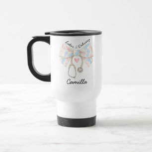 Labour and Delivery Nurse Tumbler Personalised Lab Travel Mug