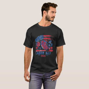 Labour Day 2025 – Work Hard Play Hard Sports T-Shi T-Shirt