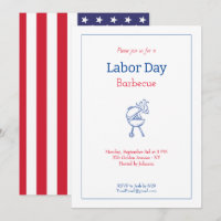 Labour Day Babecue Party Minimalist