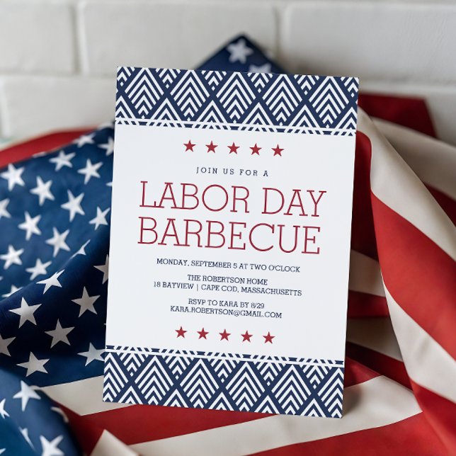 Labour Day Barbecue Party Invitation (Creator Uploaded)