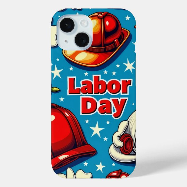 Labour day celebration Iphone 15 case (Back)