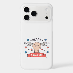 Labour Day Graphic Badge Colour Design
