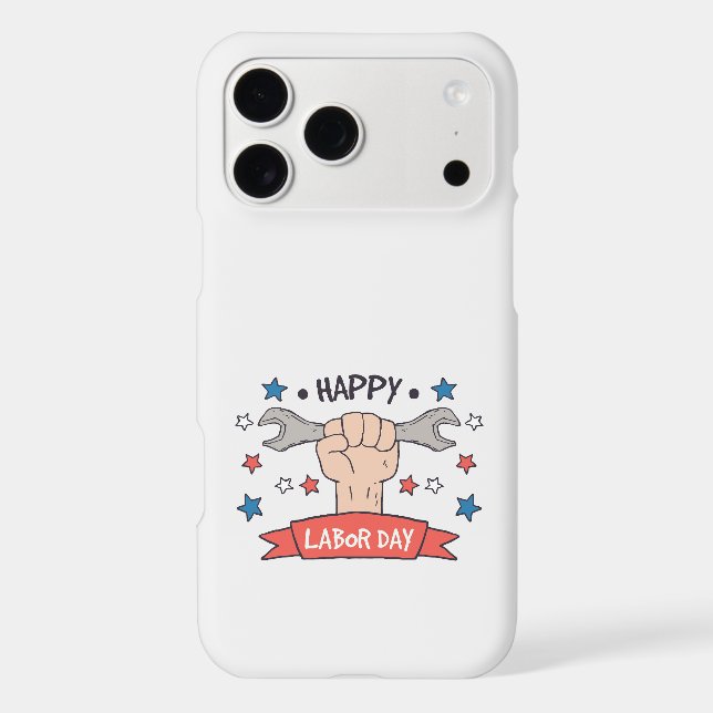 Labour Day Graphic Badge Colour Design (Back)