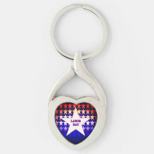 Labour Day Key Ring