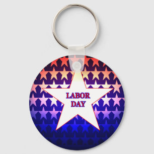 Labour Day Key Ring