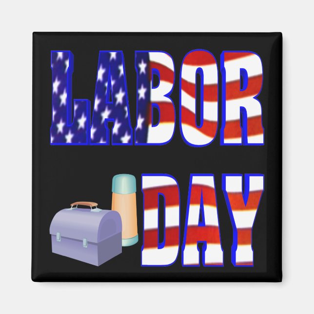 Labour Day Magnet (Front)