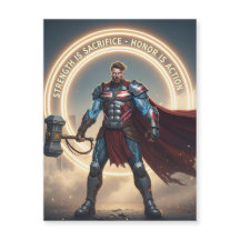 Labour Day Magnetic Card – Strength is Sacred