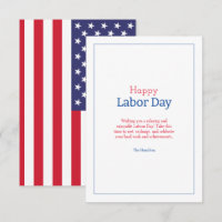 Labour Day Minimalist