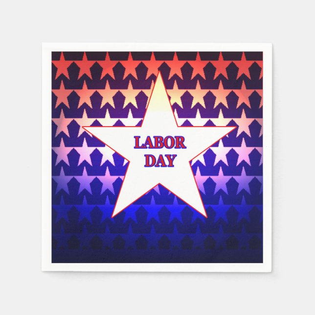 Labour Day Napkin (Front)