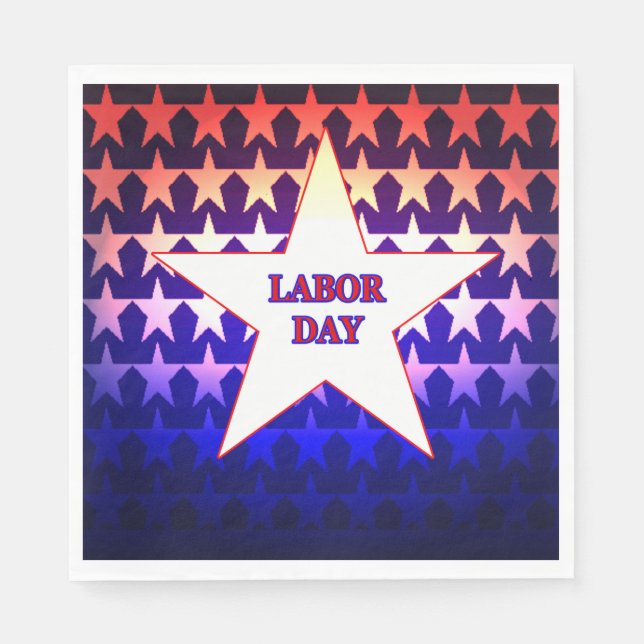 Labour Day Napkin (Front)