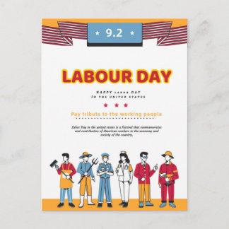 Labour Day Postcard