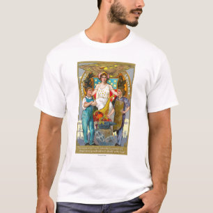 Labour Day Souvenir Laborers with Lady Justice T-Shirt