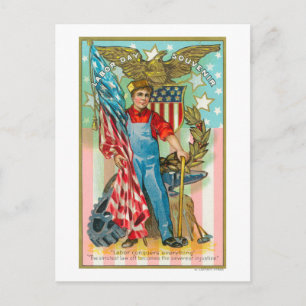 Labour Day Souvenir Postcard