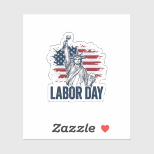 Labour Day Statue of Liberty Patriotic Worker Desi