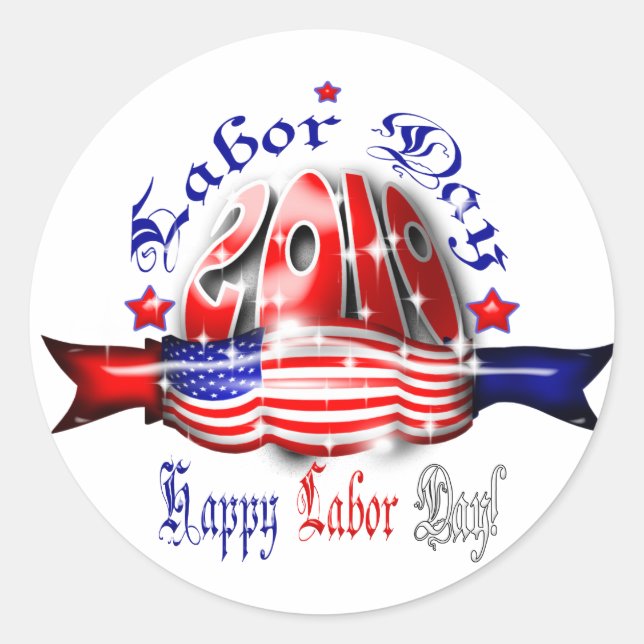 Labour Day Sticker (Front)