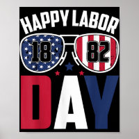 Labour Day Sungles 1882 American Flag Men Women Ki