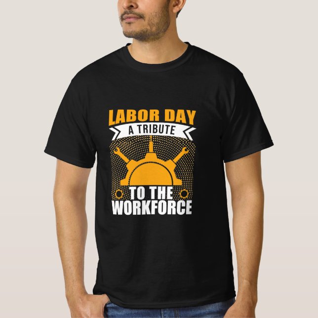 labour day t-shirt design (Front)