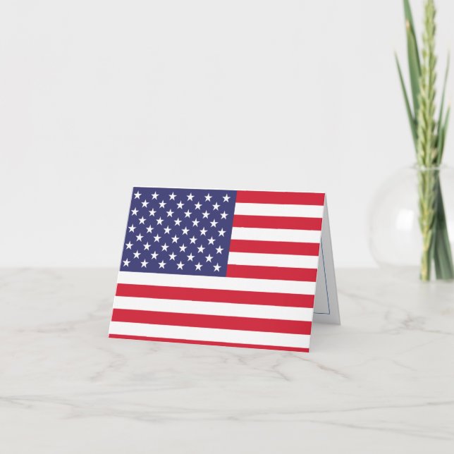 Labour Day USA Minimalist Thank You Card (Front)