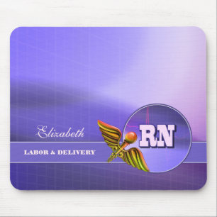 Labour & Delivery. Nurse Appreciation Gift Mouse Pad