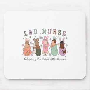 Labour Delivery Nurse Delivering The Cutest Little Mouse Pad