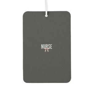 Labour & Delivery Nurse Floral Bow Vintage Shirt D Car Air Freshener