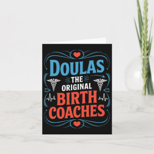 Labour Midwifery Postpartum Doula Quote Birth Card