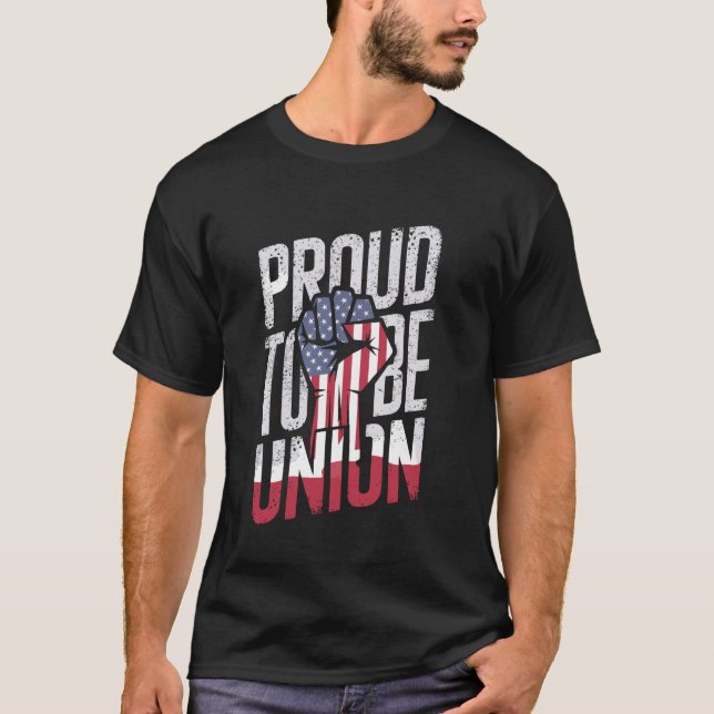 Labour Union Worker Union Strong T-Shirt (Front)