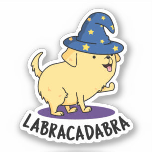 Labra-cadabra Funny Labrador Dog Pun 