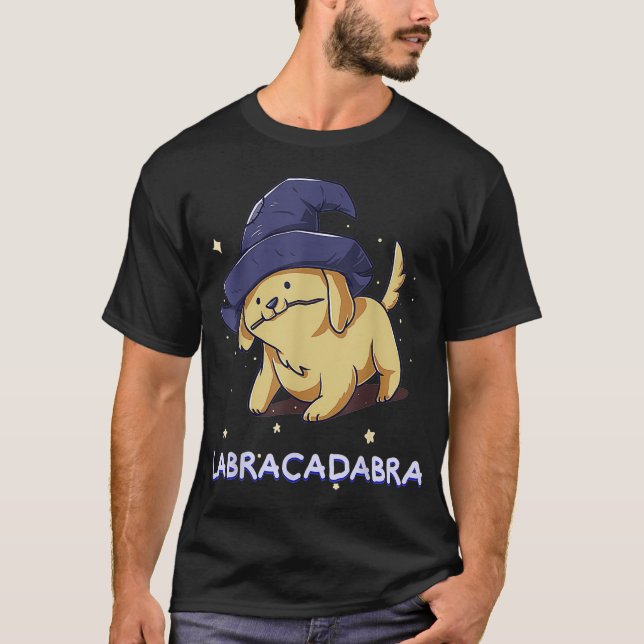 Labracadabra Labrador Retriever Dog Owner Cute Pup T-Shirt (Front)