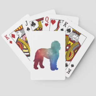 Labradoodle Art Playing Cards